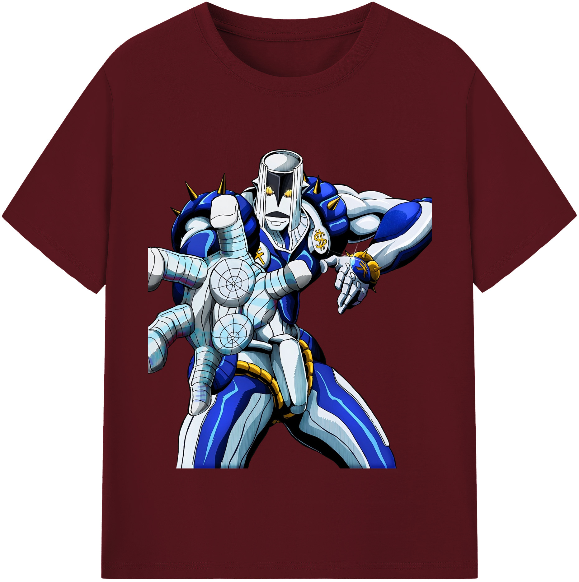 （画像用） ジョジョの奇妙な冒険 虹村億泰 にじむら おくやす JoJo's Bizarre Adventure Nijimura Okuyasu 綿100％半袖Tシャツ（フロントプリント）